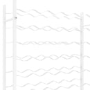 vidaXL fehér fém bortartó állvány 36 palackhoz