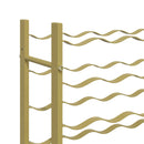 vidaXL arany fém bortartó állvány 36 palackhoz