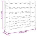 vidaXL arany fém bortartó állvány 36 palackhoz