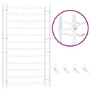 vidaXL fehér fém bortartó állvány 72 palackhoz