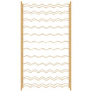 vidaXL arany fém bortartó állvány 72 palackhoz