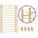 vidaXL arany fém bortartó állvány 72 palackhoz