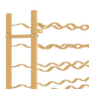 vidaXL arany fém bortartó állvány 72 palackhoz