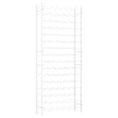 vidaXL fehér fém bortartó állvány 96 palackhoz