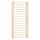 vidaXL arany fém bortartó állvány 96 palackhoz