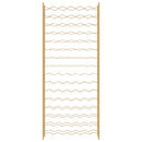 vidaXL arany fém bortartó állvány 96 palackhoz