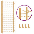 vidaXL arany fém bortartó állvány 96 palackhoz