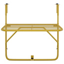 vidaXL aranyszínű acél erkélyasztal 60 x 40 cm