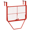 vidaXL piros acél erkélyasztal 60 x 40 cm