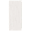 vidaXL 3 db fehér tömör fenyőfa kisszekrény