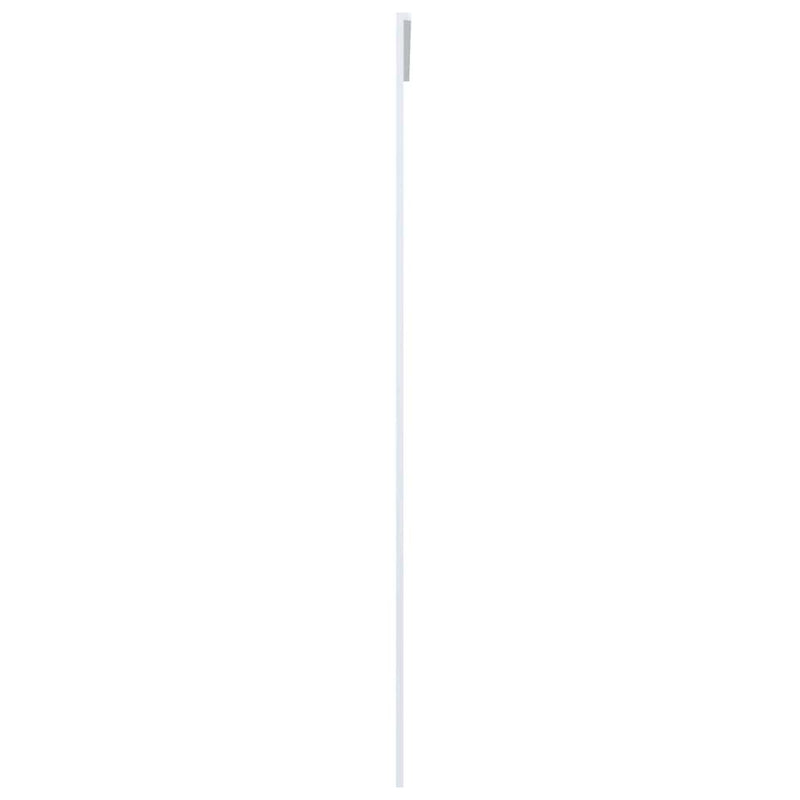 vidaXL fehér ESG üveg és alumínium tolóajtó 90x205 cm