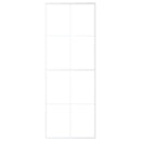 vidaXL fehér matt ESG üveg és alumínium tolóajtó 76 x 205 cm