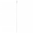 vidaXL fehér ESG üveg és alumínium tolóajtó 90x205 cm