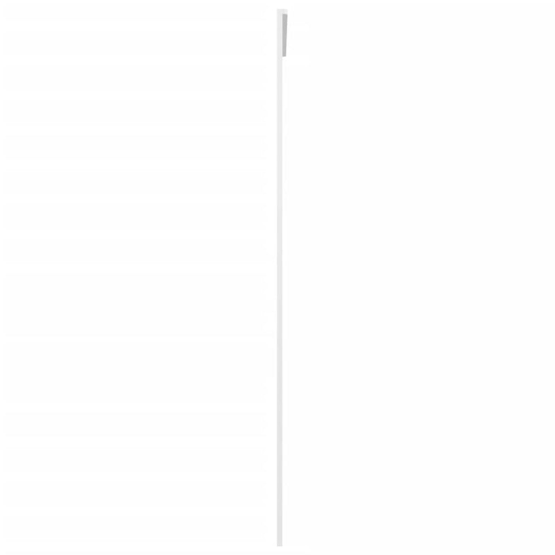 vidaXL fehér ESG üveg és alumínium tolóajtó 90x205 cm