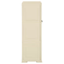 vidaXL angórafehér fahatású műanyag szekrény 79 x 43 x 125 cm