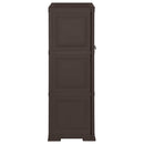 vidaXL barna fahatású műanyag szekrény 79 x 43 x 125 cm