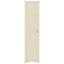 vidaXL angórafehér fahatású műanyag szekrény 40 x 43 x 164 cm