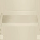 vidaXL angórafehér fahatású műanyag szekrény 40 x 43 x 164 cm