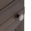 vidaXL barna fahatású műanyag szekrény 40 x 43 x 164 cm