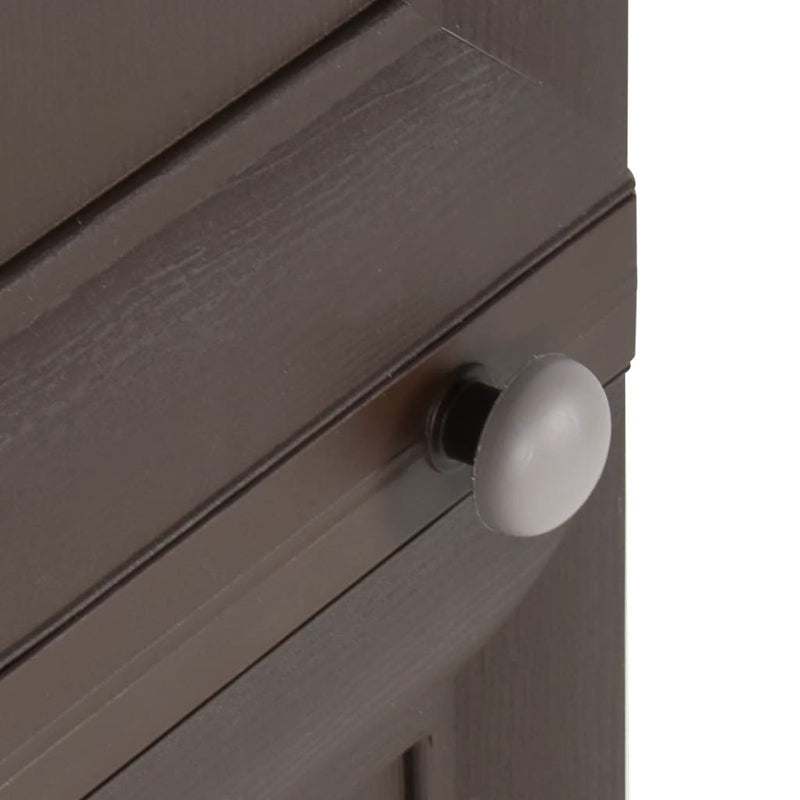 vidaXL barna fahatású műanyag szekrény 40 x 43 x 164 cm