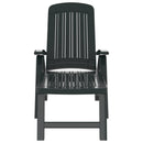 vidaXL zöld összecsukható polipropilén napozóágy