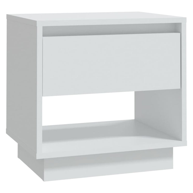 vidaXL 2 db fehér forgácslap éjjeliszekrény 45 x 34 x 44 cm