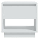 vidaXL 2 db fehér forgácslap éjjeliszekrény 45 x 34 x 44 cm