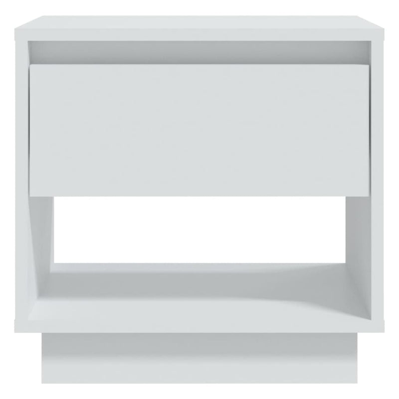 vidaXL 2 db fehér forgácslap éjjeliszekrény 45 x 34 x 44 cm