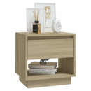 vidaXL 2 db sonoma tölgy színű szerelt fa éjjeliszekrény 45x34x44 cm