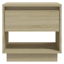 vidaXL 2 db sonoma tölgy színű szerelt fa éjjeliszekrény 45x34x44 cm