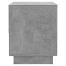 vidaXL betonszürke szerelt fa éjjeliszekrény 45x34x44 cm