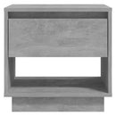 vidaXL 2 db betonszürke szerelt fa éjjeliszekrény 45x34x44 cm