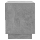 vidaXL 2 db betonszürke szerelt fa éjjeliszekrény 45x34x44 cm