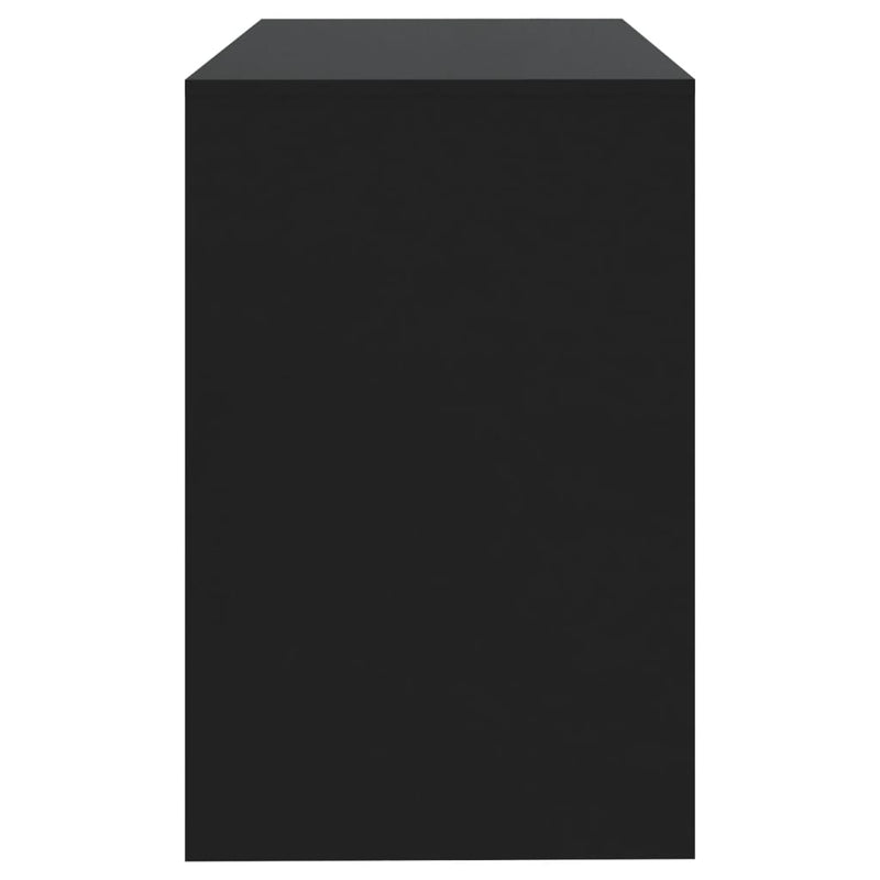 vidaXL fekete szerelt fa íróasztal 101 x 50 x 76,5 cm