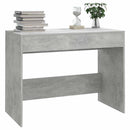 vidaXL betonszürke szerelt fa íróasztal 101x50x76,5 cm
