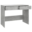 vidaXL betonszürke szerelt fa íróasztal 101x50x76,5 cm