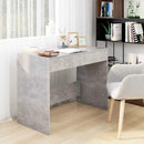 vidaXL betonszürke szerelt fa íróasztal 101x50x76,5 cm