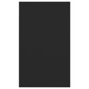 vidaXL fekete szerelt fa tálalószekrény 3 fiókkal 120 x 41 x 75 cm