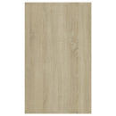 vidaXL sonoma tölgy szerelt fa tálalószekrény 3 fiókkal 120x41x75 cm