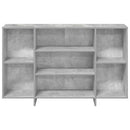 vidaXL betonszürke szerelt fa tálalószekrény 120x30x75 cm