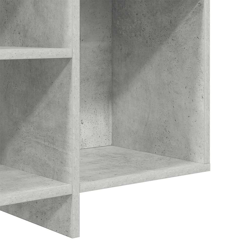 vidaXL betonszürke szerelt fa tálalószekrény 120x30x75 cm