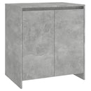 vidaXL betonszürke szerelt fa tálalószekrény 70x41x75 cm