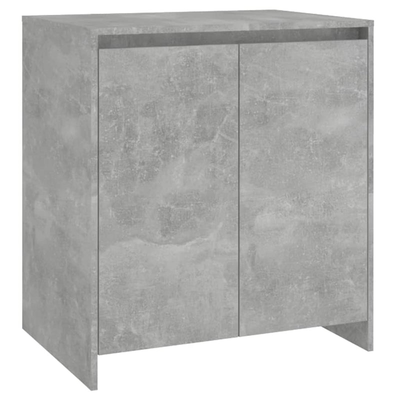 vidaXL betonszürke szerelt fa tálalószekrény 70x41x75 cm