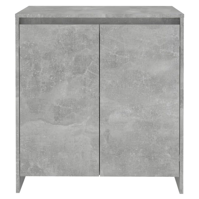 vidaXL betonszürke szerelt fa tálalószekrény 70x41x75 cm
