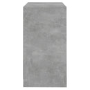 vidaXL betonszürke szerelt fa tálalószekrény 70x41x75 cm