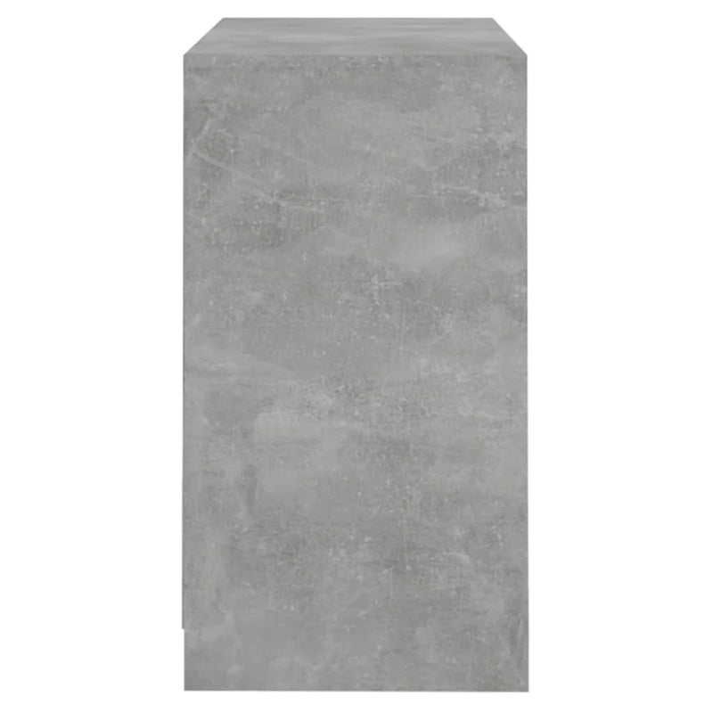 vidaXL betonszürke szerelt fa tálalószekrény 70x41x75 cm
