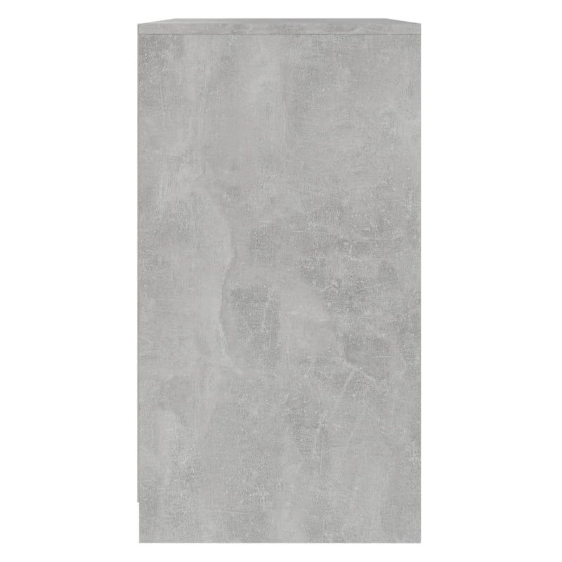 vidaXL betonszürke szerelt fa tálalószekrény 70x40,5x75 cm