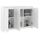 vidaXL fehér szerelt fa tálalószekrény 102 x 33 x 75 cm