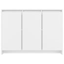 vidaXL fehér szerelt fa tálalószekrény 102 x 33 x 75 cm