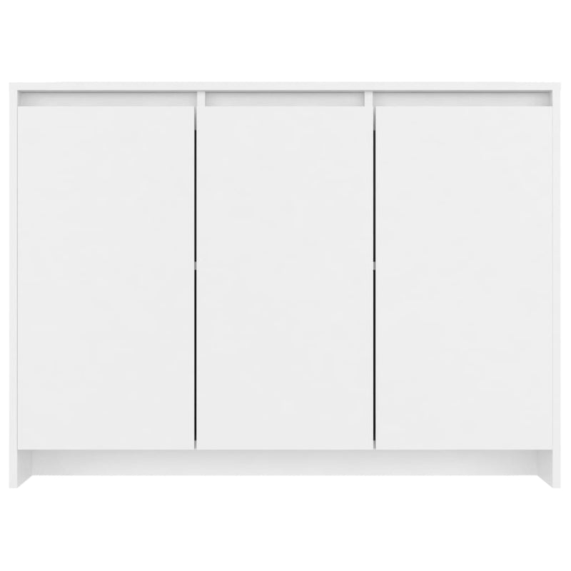 vidaXL fehér szerelt fa tálalószekrény 102 x 33 x 75 cm